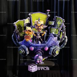 Neo Cortex Crash Bandicoot 3D Printer Files