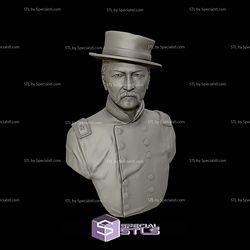 General Philip Sheridan Bust 3D Printing Models