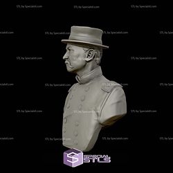 General Philip Sheridan Bust 3D Printing Models