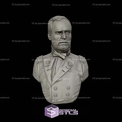 General William Tecumseh Sherman Bust 3D Printing Models