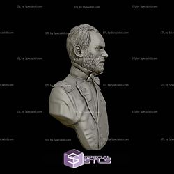 General William Tecumseh Sherman Bust 3D Printing Models