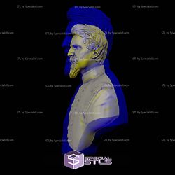 General Winfield Scott Hancock Bust 3D Printing Models