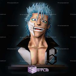 Grimmjow Bleach Bust 3D Printing Models