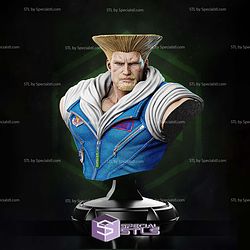 Guile High Detail Bust 3D Printing Models