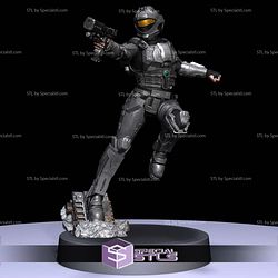 Halo Alpha 9 ODST 1to48 STL Miniatures