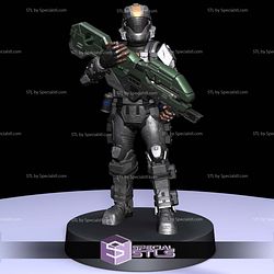 Halo Alpha 9 ODST 1to48 STL Miniatures