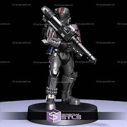 Halo Alpha 9 ODST 1to48 STL Miniatures