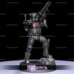 Halo Alpha 9 ODST 1to48 STL Miniatures