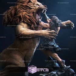 Hercules and the Nemean Lion 3D Printing Models