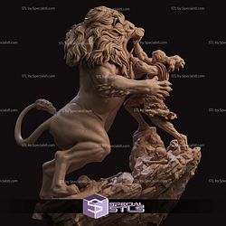 Hercules and the Nemean Lion 3D Printing Models