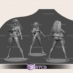 Kakashi Bishoujo Girl 3D Printing Models