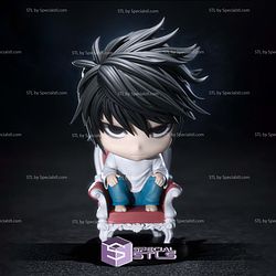 L Death Note Chibi 3D Printing Models