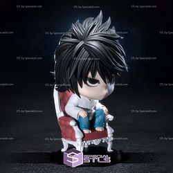 L Death Note Chibi 3D Printing Models