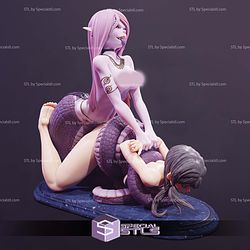 Lamia Taking a Girl Victim Haiten 3D Printing Models