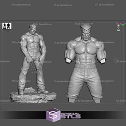 Logan Wolverine Muscle 3D Printing Models