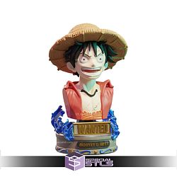 Luffy Wanted Bust 3D Printing Models