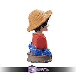 Luffy Wanted Bust 3D Printing Models