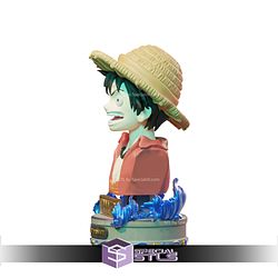 Luffy Wanted Bust 3D Printing Models