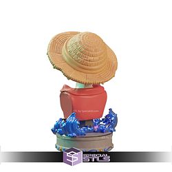 Luffy Wanted Bust 3D Printing Models