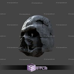 Melted Darth Vader Helmet Display 3D Printing Models