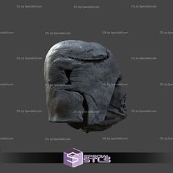 Melted Darth Vader Helmet Display 3D Printing Models