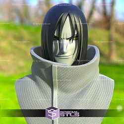 Orochimaru Bust v3 3D Printing Models