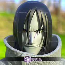 Orochimaru Bust v3 3D Printing Models