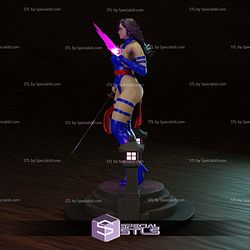 Psylocke Temple Base V2 3D Printing Models