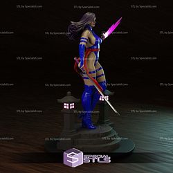 Psylocke Temple Base V2 3D Printing Models