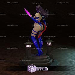 Psylocke Temple Base V2 3D Printing Models