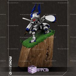 Rokusho Medabots Diorama V2 3D Printing Models