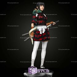 Samurai Girl 3D Printing Models