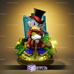 Scrooge Mcduck Treasure V2 3D Printing Models