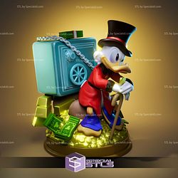 Scrooge Mcduck Treasure V2 3D Printing Models