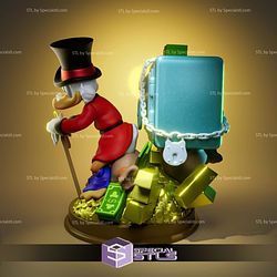 Scrooge Mcduck Treasure V2 3D Printing Models