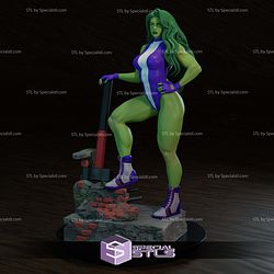 She Hulk Purple Suit 3D Printing Models