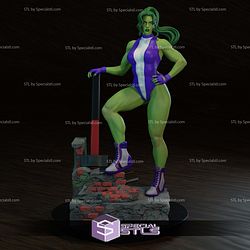 She Hulk Purple Suit 3D Printing Models