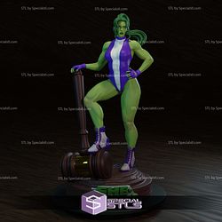 She Hulk Purple Suit 3D Printing Models