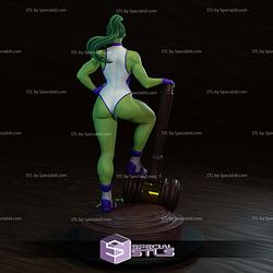 She Hulk Purple Suit 3D Printing Models