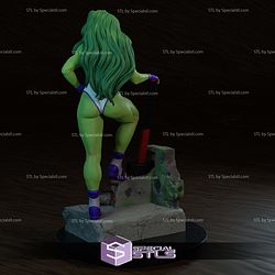 She Hulk Purple Suit 3D Printing Models