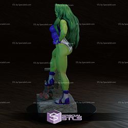 She Hulk Purple Suit 3D Printing Models