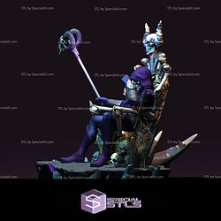 Skeletor He-Man on Throne 3D Printing Models