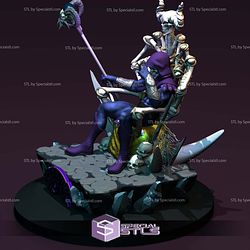 Skeletor He-Man on Throne 3D Printing Models