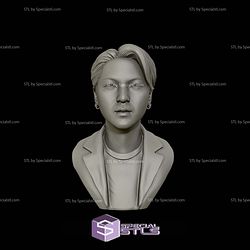 Suga BTS Bust 3D Printing Models