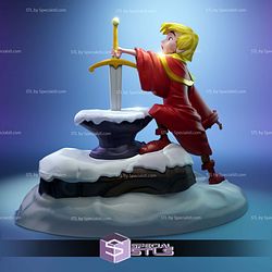 The Sword in the Stone 3D Printing Models