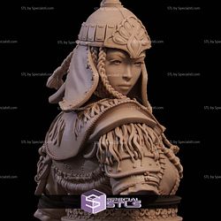 Tuya Bust With Helmet 3D Printing Models