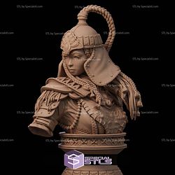 Tuya Bust With Helmet 3D Printing Models