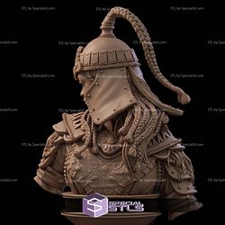 Tuya Bust With Helmet 3D Printing Models