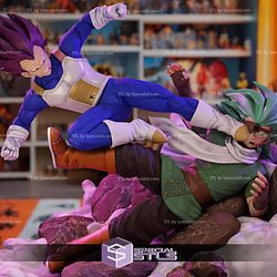 Vegeta Ultra Ego vs Granolah 3D Printing Models