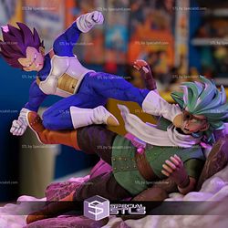 Vegeta Ultra Ego vs Granolah 3D Printing Models